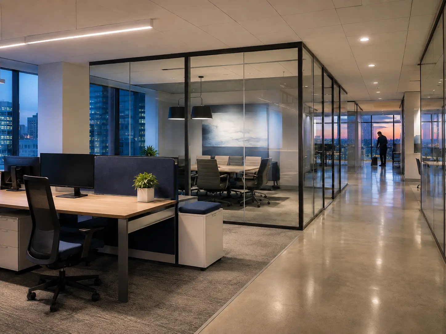 Offices & Corporate Spaces cleaning environment